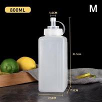 600/800/1000 ml spaudžiamos padažų buteliukai, pagardų dozatorius, didelė anga, apsaugoti nuo dulkių, virtuvės prieskonių, salotų padažo, alyvuolių aliejaus buteliukas L/1000ml
