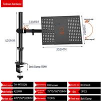 Dual Screen Monitor Stand with Rotating Wall Mount black