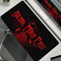 Game Large Mousepad Devil May Cry 5 Mouse Pad Extended Desk Mat Keyboard Office Rubber PC Non-slip Playmat Gamer Accessories Rug 40cmx90cm(15.7x35.4inch) black