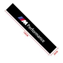 Lengvai montuojama automobilio priekinio stiklo apsauga nuo saulės dekoratyvinė lipdukas BMW-M M5 M4 M3 F20 F40 F22 F30 E90 F32 F10 F06 F07 F46 E60 Z4 G20 F15 F16 G30 X1 X3 X5 white