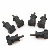 FHAWKEYEQ automobilio antrinio oro cirkuliacijos siurblio guminis sraigtinis buferio blokas skirtas A3 A4 A6 VW Golf Bora Caddy Beetle Passat black
