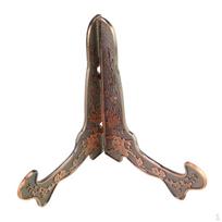 Stovas, laikiklis lėkštei, pyragaičiui, nuotraukai 14cm_Bronze brown