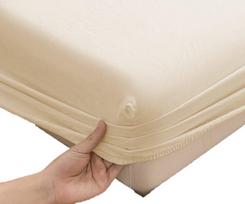 Įtaisyta paklodė JERSEY 180x200 Beige