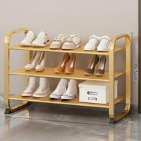 Multilaye Metal Shoe Hanger Organizer Simple Shoe Rack Entrance Vertical Space Saving Shoe Storage Metal Shelf Shoe Storage Rack gray
