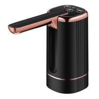 Sulankstomas vandens dozatorius su 3 greičio režimais, 1200 mAh automatinis vandens siurblys 5 galonų buteliams, 600 ml laiku dozuojantis vandens siurblys juoda