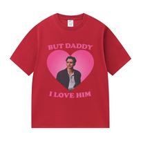 I Love Him Timothée Chalamet Graphic T Shirts Mens Vintage High Quality Fashion Tshirt Summer Clothing Oversized Cotton Tshirt S pink
