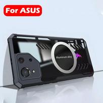 Originalus dėklas Asus ROG Phone 6 7 8 Pro, grafeno šilumos išsklaidymas, automobilinis telefono laikiklis, juodas dangtelis ROG 7&1PC