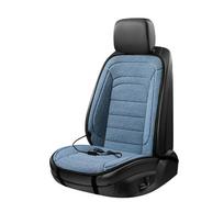 12V Šildoma automobilio sėdynės pagalvėlė, greitai šildantis automobilio sėdynės šildytuvas su elastinėmis juostomis, šildymo kilimėlis automobiliui, SUV, sunkvežimiui USB Type-C mėlyna