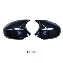 MP stiliaus automobilio galinio vaizdo veidrodėlio dangteliai L&;R veidrodžio įrankių apsauginis dėklas, skirtas BMW 3 serijai E90 E91 E92 E93 316 318 320 325 Option 2-Prefacelift black