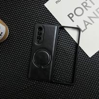 Suitable for Samsung Galaxy Z Fold6 Folding Phone Case ZFLIP6 Leather MagSafe Dustproof Tup Jacket Samsung Z Flip3 gray