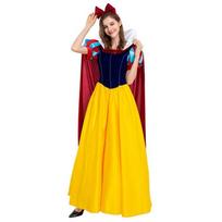 Elegantiška Suaugusiųjų Snieguolės Suknelė Cosplay Kostiumas Fantazijos Tematikos Renginiams Ir Helovinui S yellow
