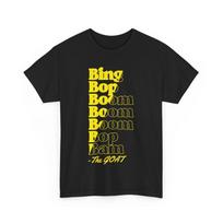 Bing Bop Boom The Goat Funny Memes Lovers Women Men T-Shirt S yellow