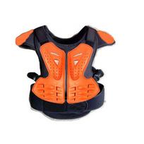 Kids Motocross waistcoat Motorcycle Chest Back shoulder Armor Child Protective gear Racing Drop resistant Body armour Height(0.85-1.3M) black