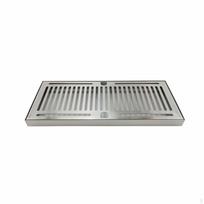 Stainless Steel Spill Tray Easy to Clean for Home Bar, Restaurants, Bartenders gray