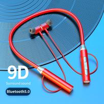 Magnetinis kaklo pakabinamas Bluetooth 5.2 ausinių palaikymas Atminties kortelė Sportas Itin ilgas baterijos veikimo laikas Ausinės HIFI Power Bass į ausis įdedamos ausinės raudona