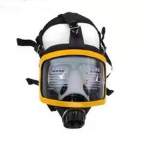 Silikono dujų kaukė su ilgo vamzdelio oro respiratoriumi Individual gas mask gray
