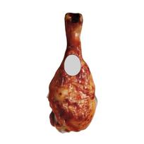Turkiško stiliaus dvipusis medvilninis Cosplay kostiumas su universalia scenos apranga paaugliams ir suaugusiems Chicken Leg,Adults brown