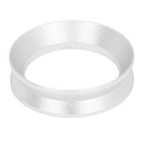 Kavos dozavimo piltuvėlis iš aliuminio, tiksliai kontroliuojantis kavos dozavimą kavos aparato priedui Silver 58mm / 2.28in white