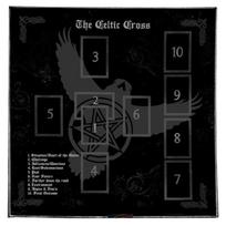 Divinations Cards Table Cloth Tapestry Reading Card Tarots Tablecloth Astrologys Witchcrafts Deck Cloth Wall Decoration A 50x50cm black