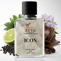 ICON - Premium Luxury Perfume | Italian Bergamot, Neroli, Black Pepper, Lavender, Cardamom Absolute, Silver Sage, Juniper, Vetiver, Smoky Oud Wood 50ML black