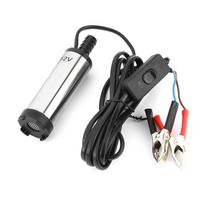 1 vnt. elektrinis kuro perkėlimo siurblys vandens alyvos perkėlimo degalų papildymo panardinamasis siurblys dyzeliniam vandens siurbliui 12 V 24 V 38 mm automobiliui ir motociklui black