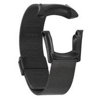 Watch Band Strap Replacement for Ambit 3 Sport 3 Run Stainless Steel Mesh Adjustable Wristband with 2pcs Screwdriver black