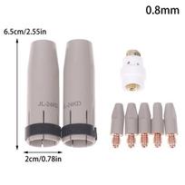 1 Rinkinys 24Kd Dangos Apsaugos Antgalis 0,8/1,0/1,2 mm MIG Degiklio Dujų Antgalio Laikiklis 24Kd MIG MAG Suvirinimo Degikliui as the picture