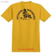 Anti Hero Skateboards Karvelis Garstyčių Geltonumo Marškinėliai Vintage Patogūs Madingi Kvėpuojantys Vyriški Švelnūs Šiek tiek L brown