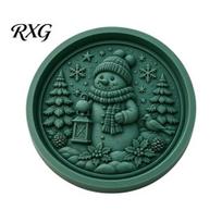 Outdoor Yard Decoration Mold Reusable Christmas Stepping Stone Mold, Snowflake Silicone Concrete Pathway Paver for Garden DIY Path Art Patio A