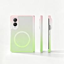 Magnetic Case For Samsung Z Fold 8 Wireless Charging Back Cover Case for SAMSUNG Z FOLD 8 For Samsung Z Fold 8 beige
