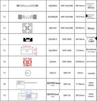 UHF RFID Passive Tag for Asset & Inventory Management in Books, Jewelry, Warehouses, Clothing gray