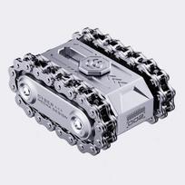 Mini grandinratukai Bakas Piršto galiukas Smagratis Fidget Ritinėlis Suktukas Metalinis EDC Reljefas Stresas Mažinimas Biuro stalo žaislai Anti nerimo masalas gray
