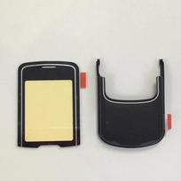 LCD front screen lens & keypad lens panel set for Nokia 8600 Luna juoda