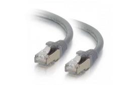 Mercodan CAT6A S/FTP 2.0m, Grey, Patch  cable, Halogen-free LSZH,