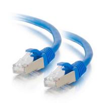 Mercodan CAT6A S/FTP 20m, Blue, Patch  cable, Halogen-free LSZH,