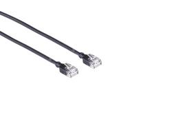 Mercodan CAT6A SLIM UTP 20m Patch  cable Black, Halogen-free