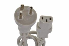 Mercodan DK power cable 1.8m, with equipment plug and ground, for C13,