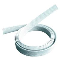 Mercodan Braided sleeve 16-31mm, 50m  white, cable sock, Temp: