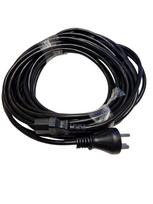 Mercodan Danish power cable 10m, Type K to C13, H05VV-F, 3G1.00mm²,