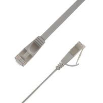 LinkIT Flat U/UTP Cat6A Grey 4m AWG  34/7, PVC, 1x4mm