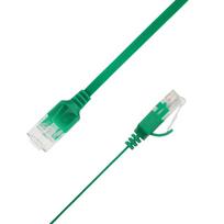 LinkIT Flat U/UTP Cat6A Green 5m AWG  34/7, PVC, 1x4mm