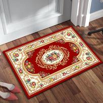 1 vnt., Retro persiškas kilimas, Bohemiškas svetainės plotinis kilimas, Etninio stiliaus kilimas, Gerai sugeriantis vandenį, Atsparus purvui 40*60cm tamsiai mėlyna spalva