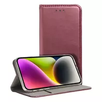 OEM SMART MAGNETO Book case for MOTOROLA G05 / G15 burgundy