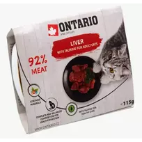 Ontario Canned food for cats - Liver Tray with Taurine 115g