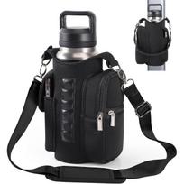 2025 Magnetic Gym Sling Bag Water Bottle & Phone Holder Waterproof Crossbody Bag for Outdoor Sports Travel Fitness Accessories rožinė