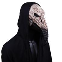 Steampunk Maro gydytojo kaukė Cosplay Ilgas snapas Paukščio snapas Latekso šalmas Karnavalo Kaukės Baliaus Helovino vakarėlio kostiumo rekvizitai gray