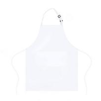 Fashion Unisex Bib Apron Black With 2 Pockets Adjustable Aprons Waterdrop Resistant Cooking Apron Restaurant Waiters balta