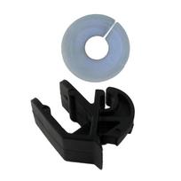 Variklio dangčio atraminės gumos žiedas su tvirtinimo klipsu Ford Sierra RS Cosworth Escort Transit Fiesta Granada 1985-2002 OE 1629999 gray