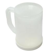 Beverage Cooling Cup Double-layer Ice Cup Large Capacity Cup Insulated Design white