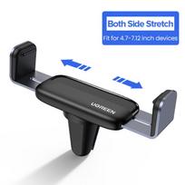 UGREEN Car Phone Holder Stand For Mobile Phone Air Vent Phone Stand for Xiaomi Samsung iPhone 12 13 Telephone Car Holder Metal Black-1piece black